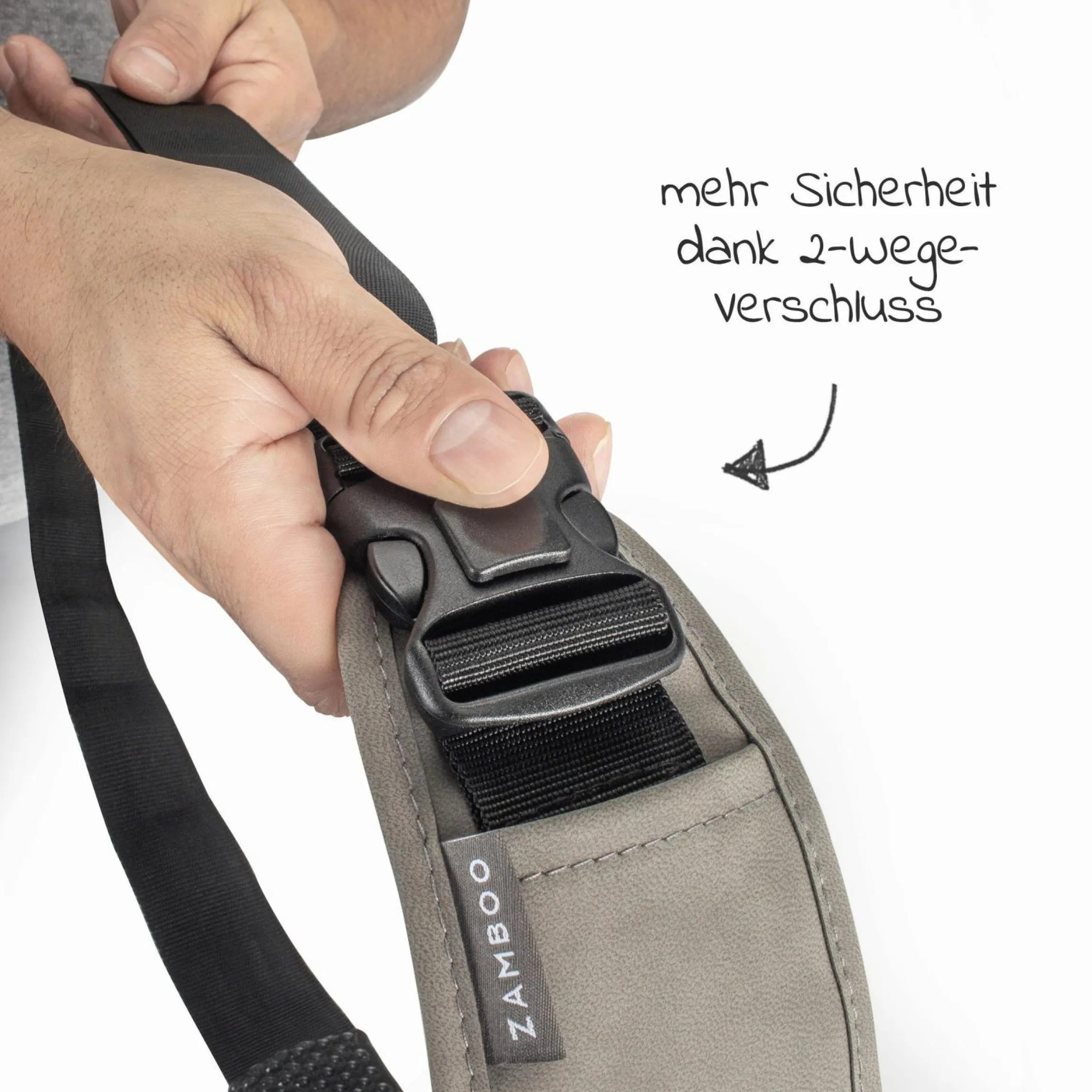 Tragegurt für Babyschale - Grau