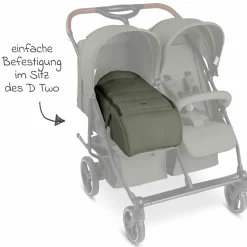 Tragetasche für Neugeborene - passend für Geschwisterwagen D Two - Pure - Wheat