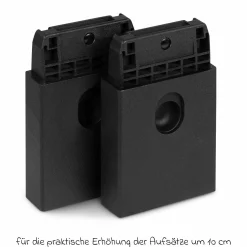 Tragewannen-Adapter Move Up für die praktische Erhöung der Aufsätze um 10 cm - Black - Kollektion 2025