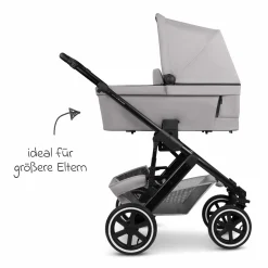 Tragewannen-Adapter Move Up für die praktische Erhöung der Aufsätze um 10 cm - Black - Kollektion 2025