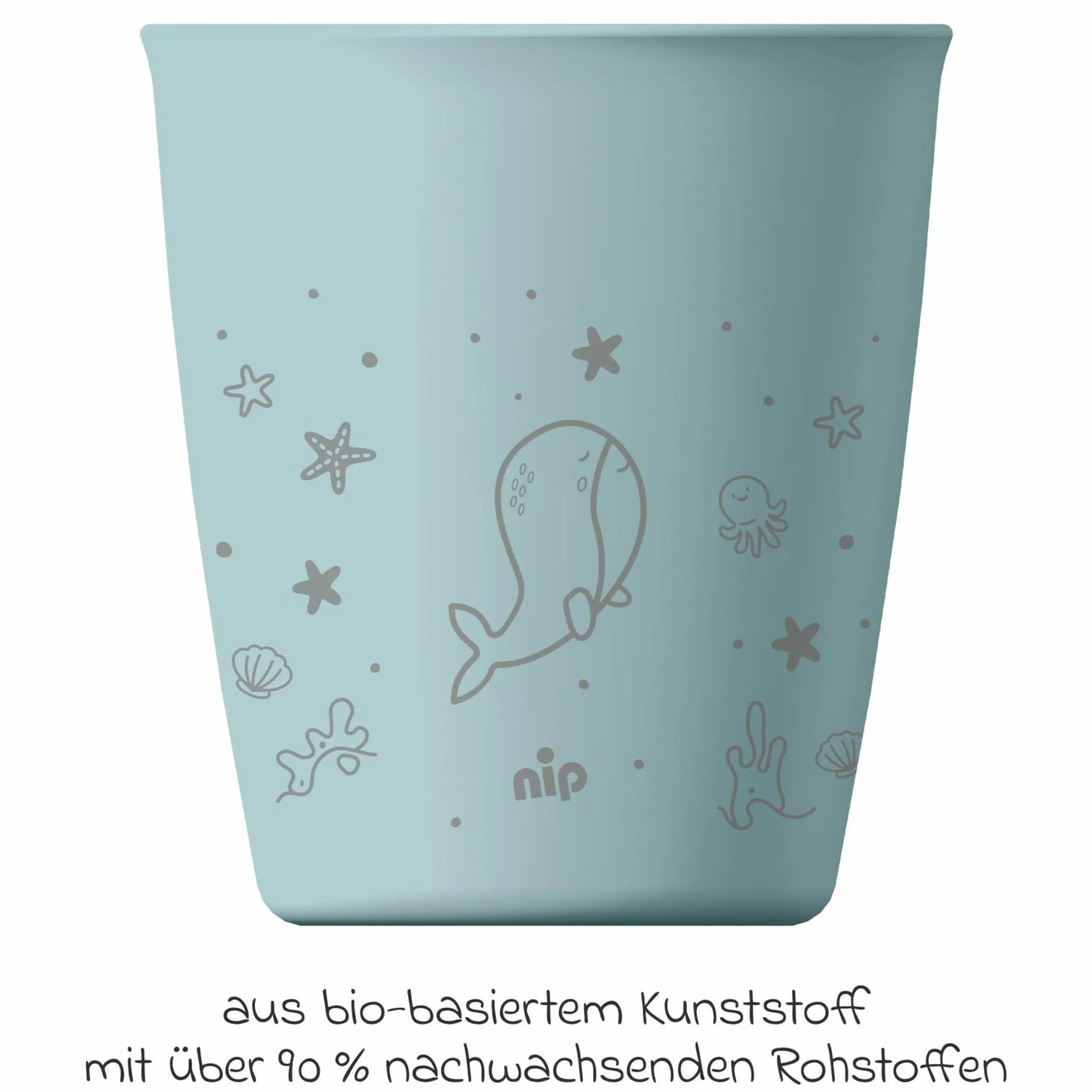 Trinkbecher 2er Pack eat green - Blau