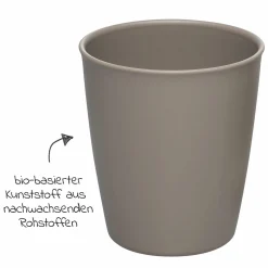 Trinkbecher 2er Pack eat green - aus nachwachsenden Rohstoffen - Grau