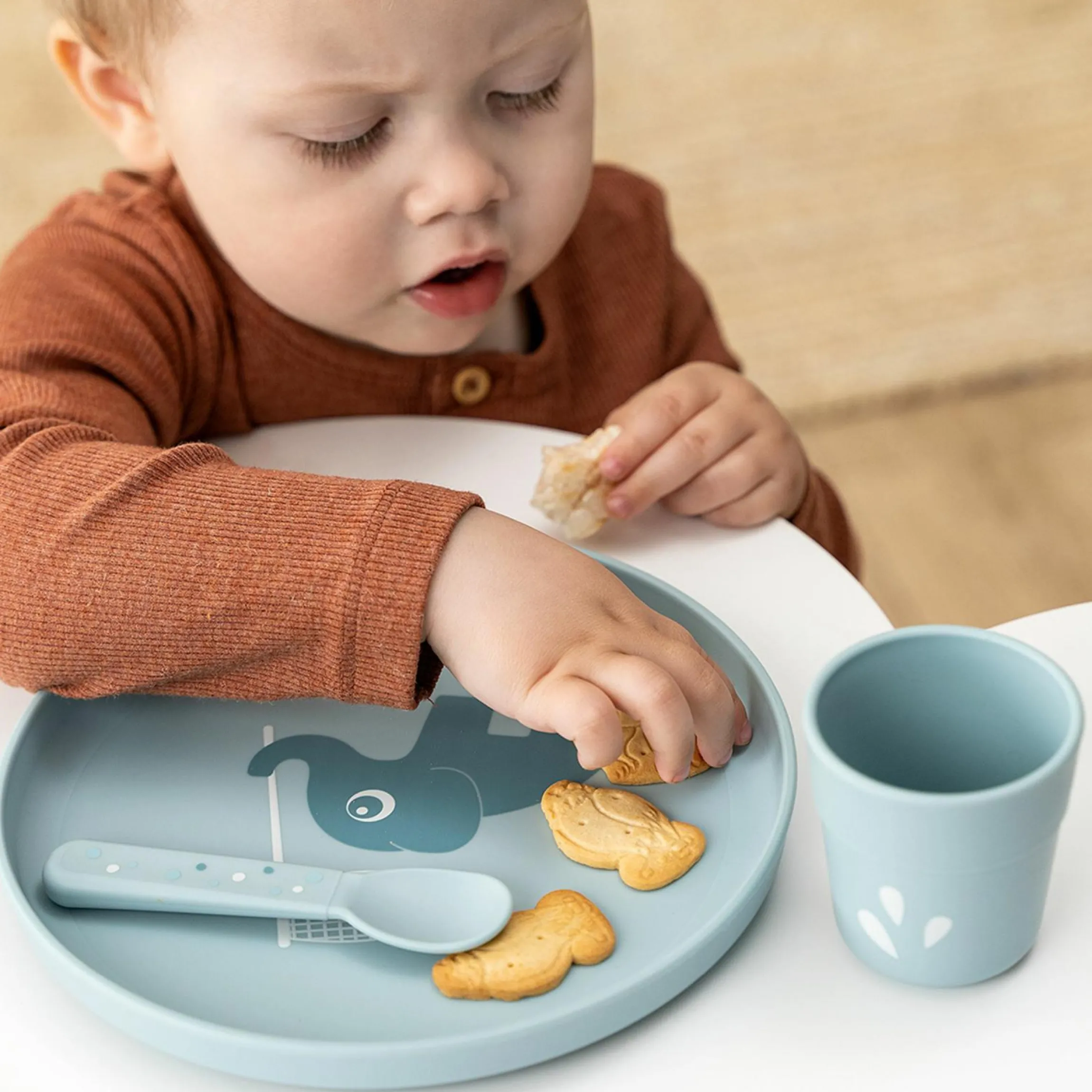 Trinkbecher Foodie - Elphee - Blau