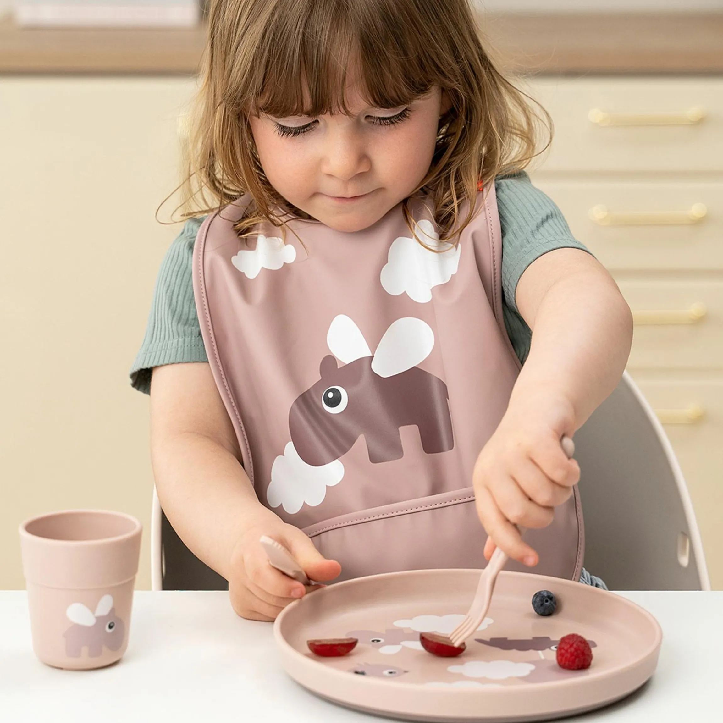 Trinkbecher Foodie - Happy Clouds - Powder
