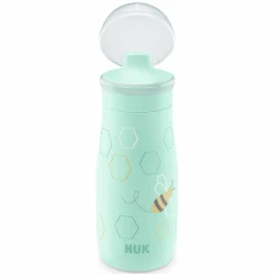 Trinkflasche Mini-Me Sip Cup - mit bissfestem Trinkaufsatz 300 ml - Biene - Mint