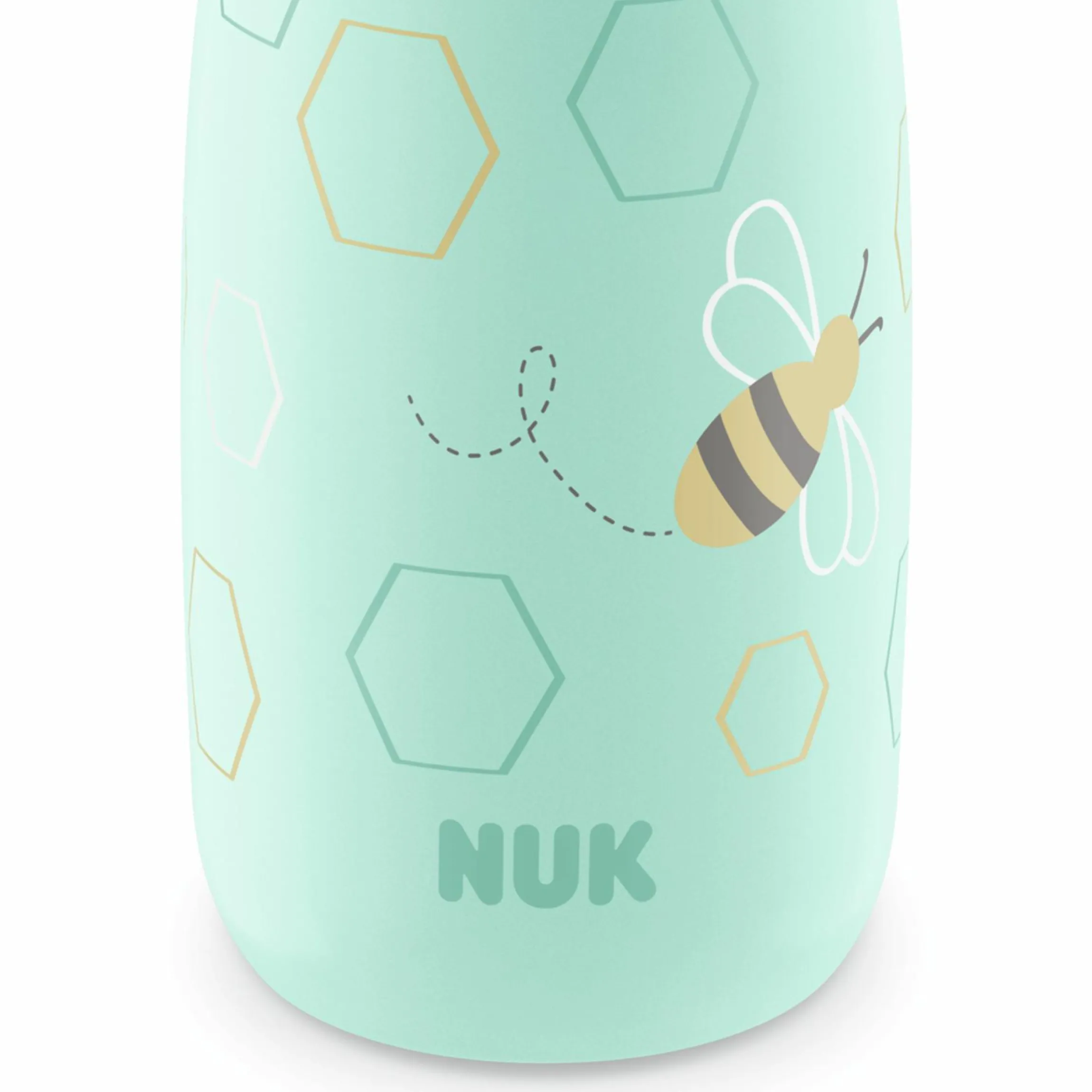 Trinkflasche Mini-Me Sip Cup - mit bissfestem Trinkaufsatz 300 ml - Biene - Mint