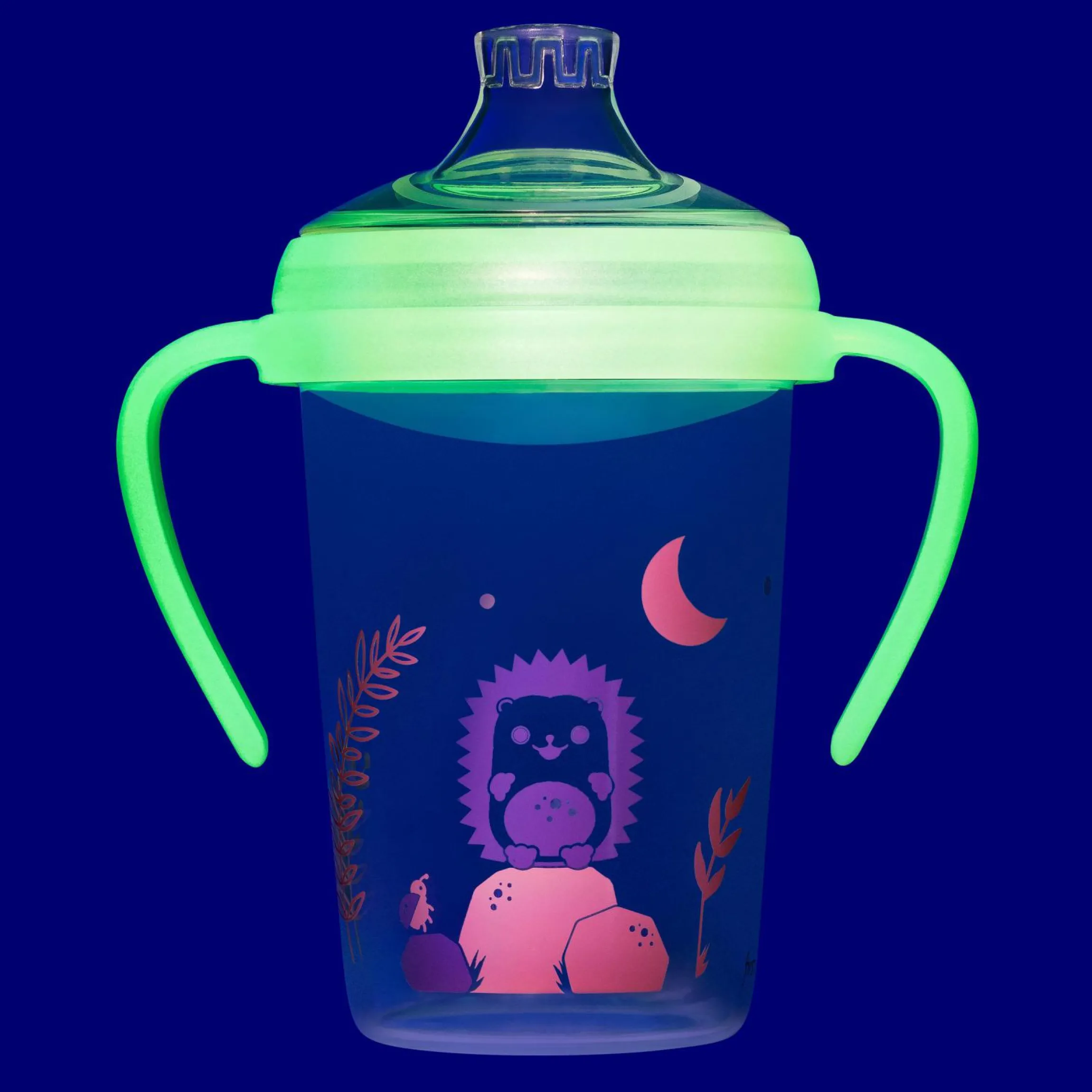 Trinklernbecher / Schnabeltasse mit Silikon-Schnabel 270 ml - Igel