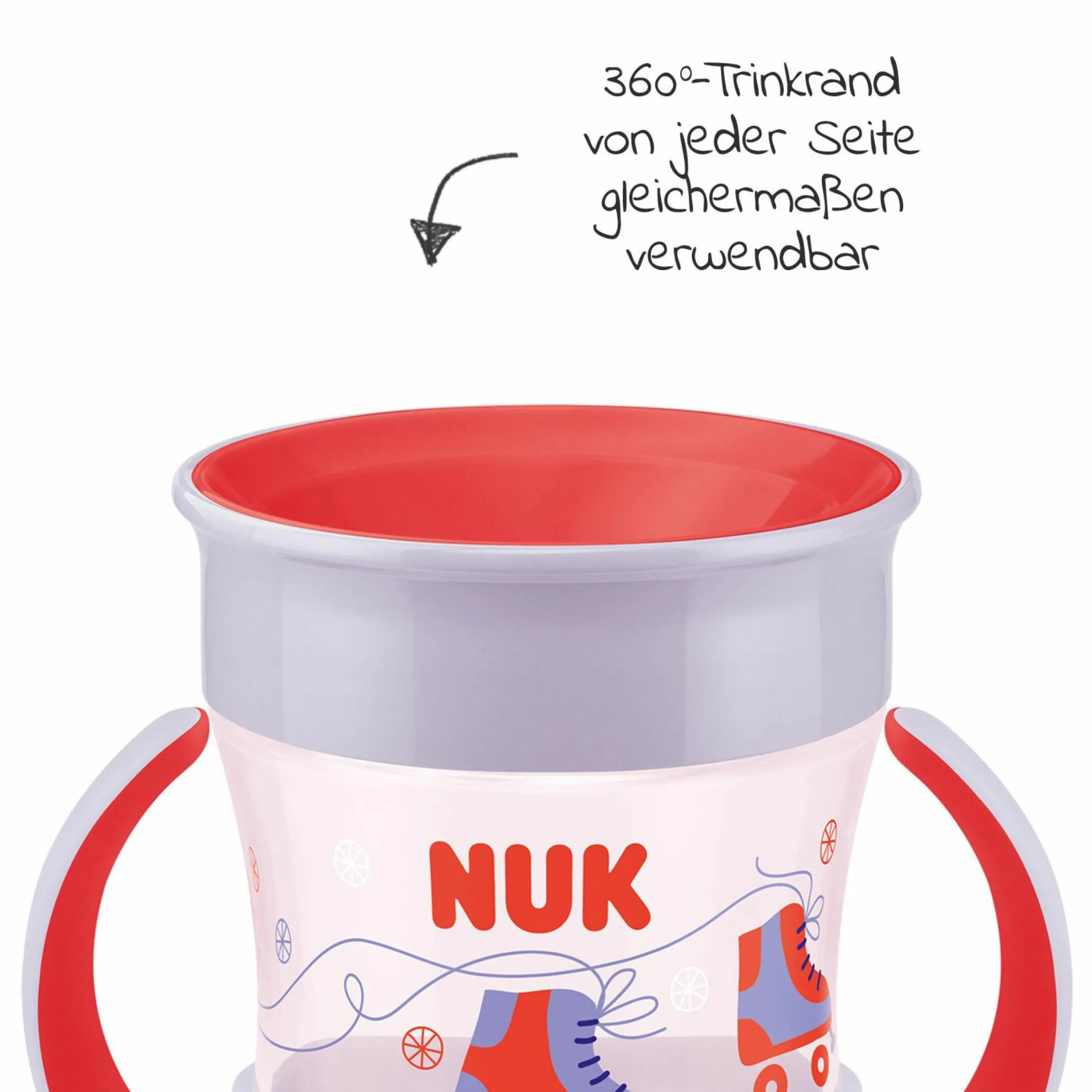 Trinklern-Becher Evolution Mini Magic Cup 160 ml - Rot