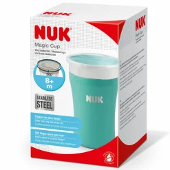 Trinklern-Becher Magic Cup Edelstahl 230 ml - Türkis