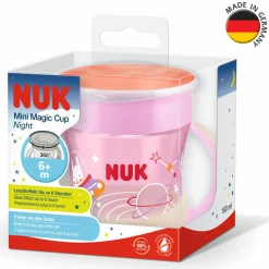 Trinklern-Becher Mini Magic Cup 160 ml - Glow in the Dark - Rosa