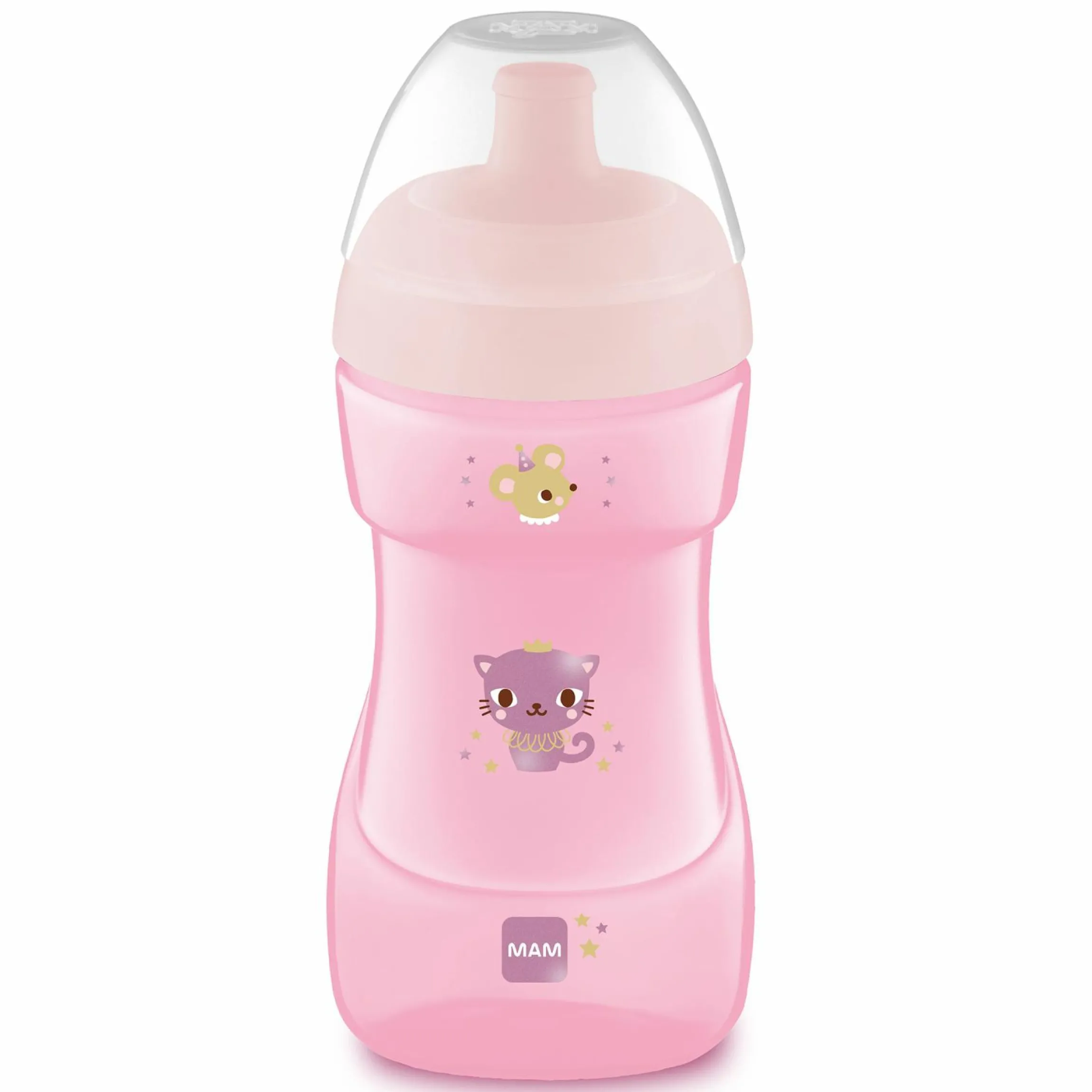 Trinklernbecher Sports Cup 330 ml - Katze - Rosa