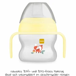 Trinklernbecher Starter Cup 150 ml + Silikon-Schnabel - Fuchs