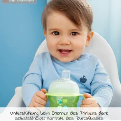 Trinklernbecher Starter Cup 150 ml + Silikon-Schnabel - Bär
