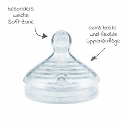 Trinksauger 2er Pack for Nature - Silikon Gr. L