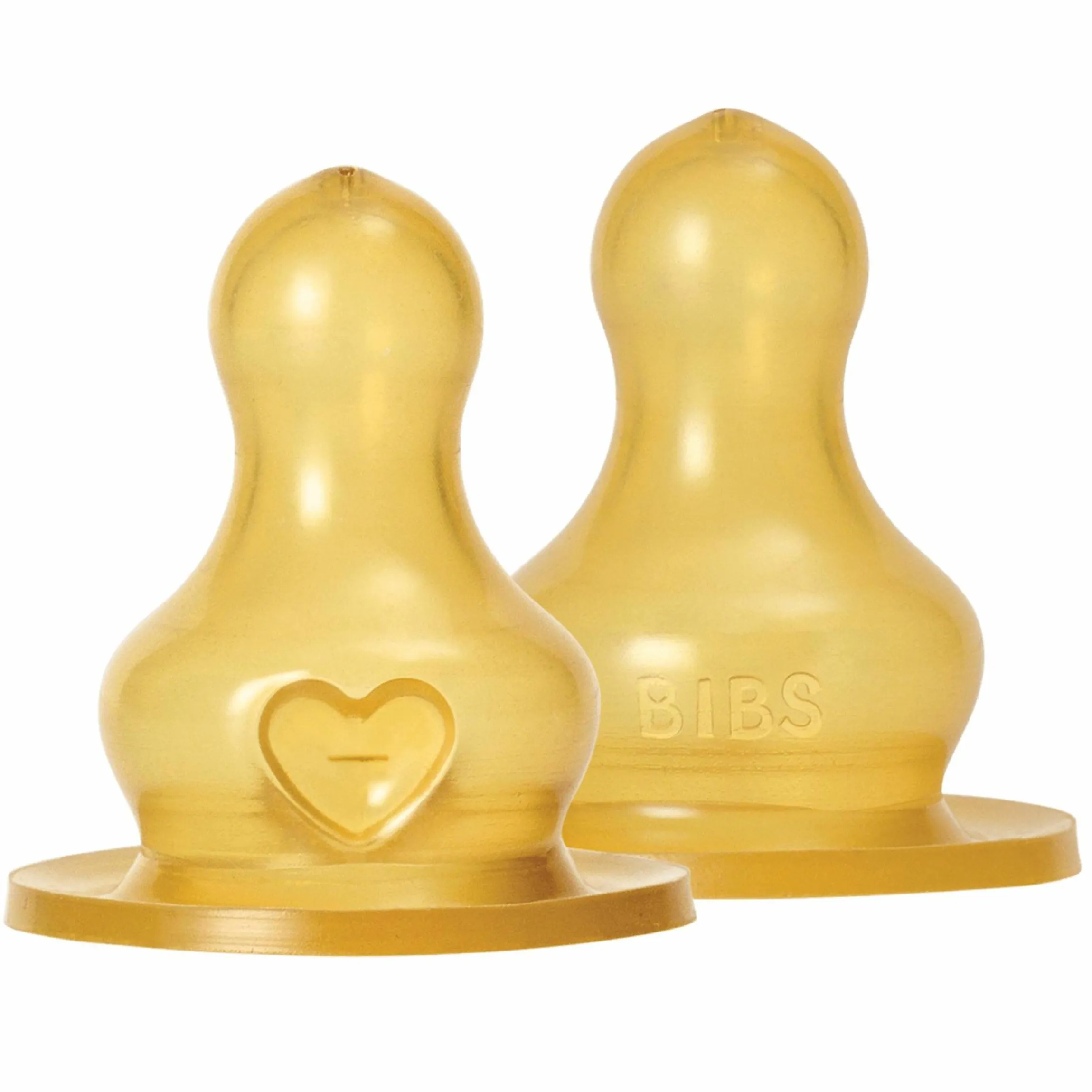 Trinksauger 2er Pack Latex Bottle Nipple - langsamer Nahrungsfluss