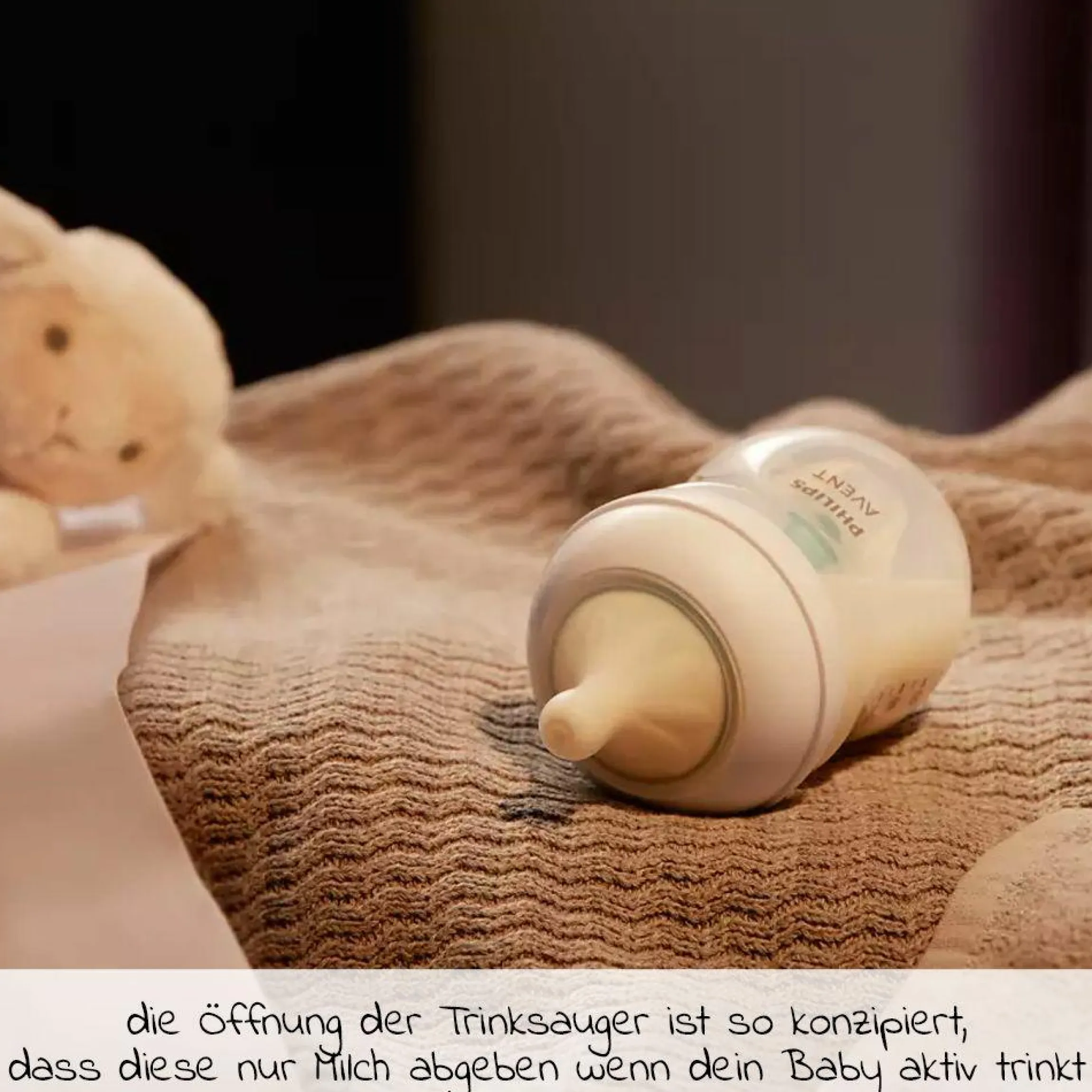 Trinksauger 2er Pack Natural Response - Silikon für dickflüssige Nahrung - 6M+