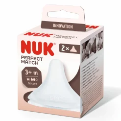 Trinksauger 2er Pack Perfect Match Silikon - Gr. M (ab 3 Monate)