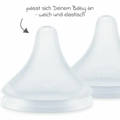 Trinksauger 2er Pack Perfect Match Silikon - Universalgröße (ab 6 Monate)