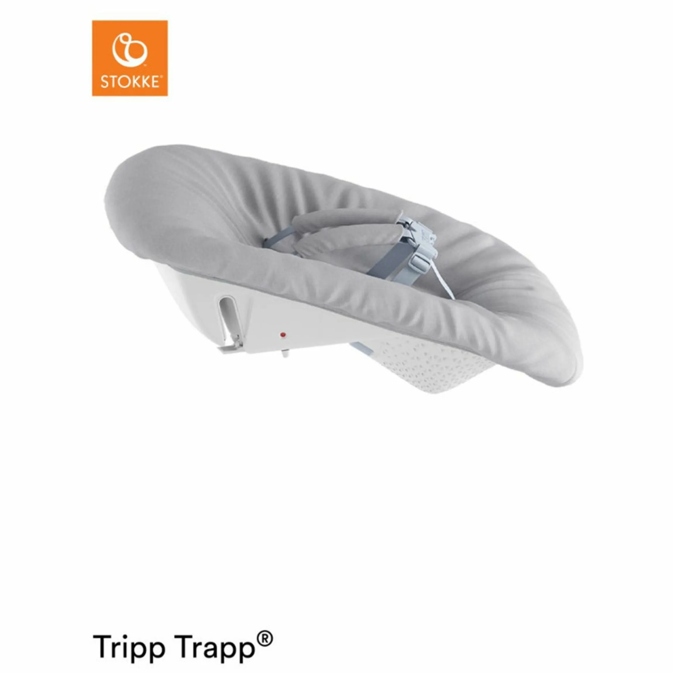 Tripp Trapp® Natur Newborn Set - Hochstuhl + Neugeborenenaufsatz (verstellbar) Grey
