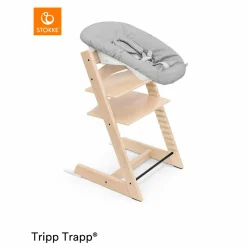 Tripp Trapp® Newborn Set (Neugeborenenset mit verstellbarem Winkel und Spielzeughalter) - Grey / Grau