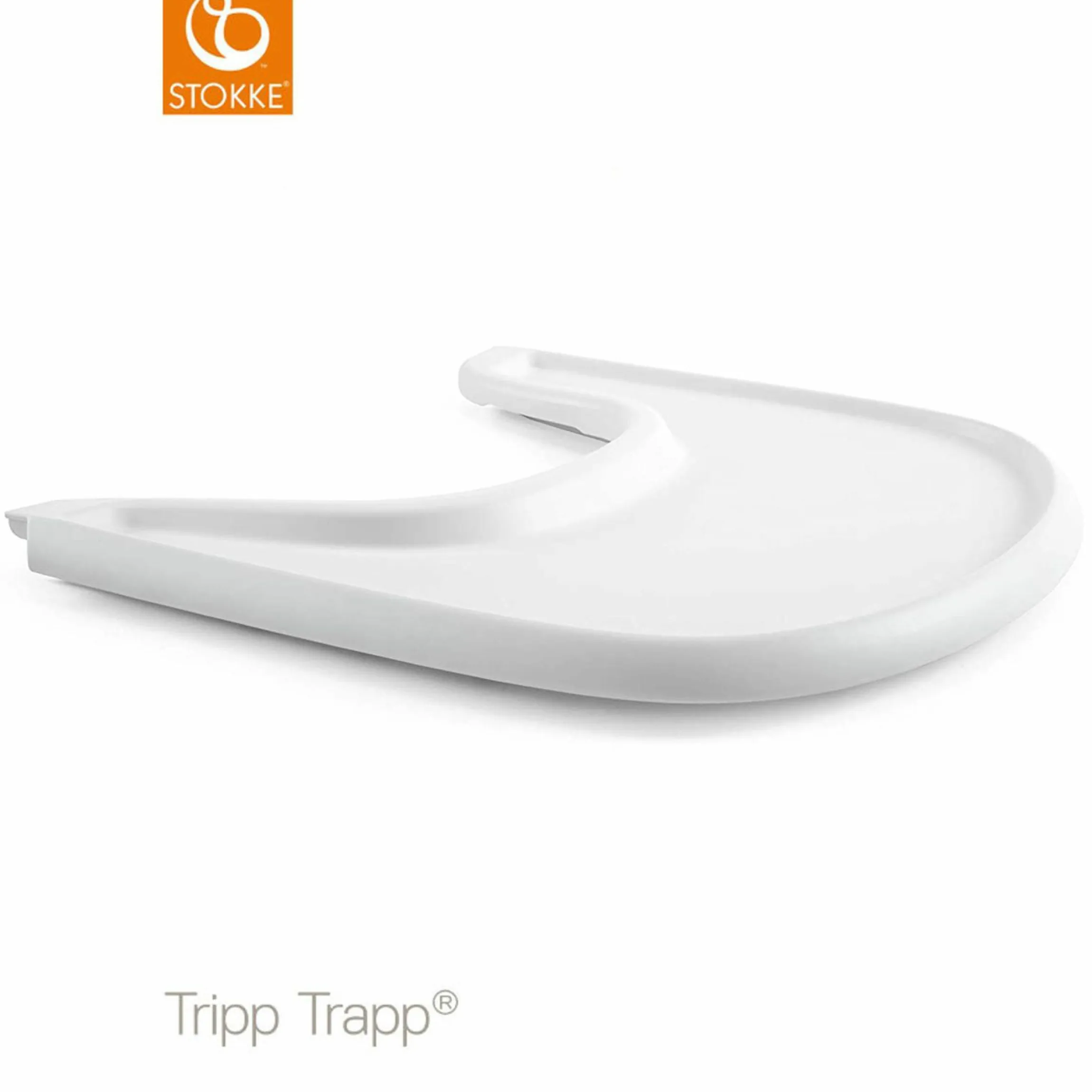 Tripp Trapp® Tray - Essbrett und Tisch für Hochstuhl - White / Weiss