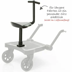 Trittbrett Kiddie Ride On 2 - Black - Kollektion 2025