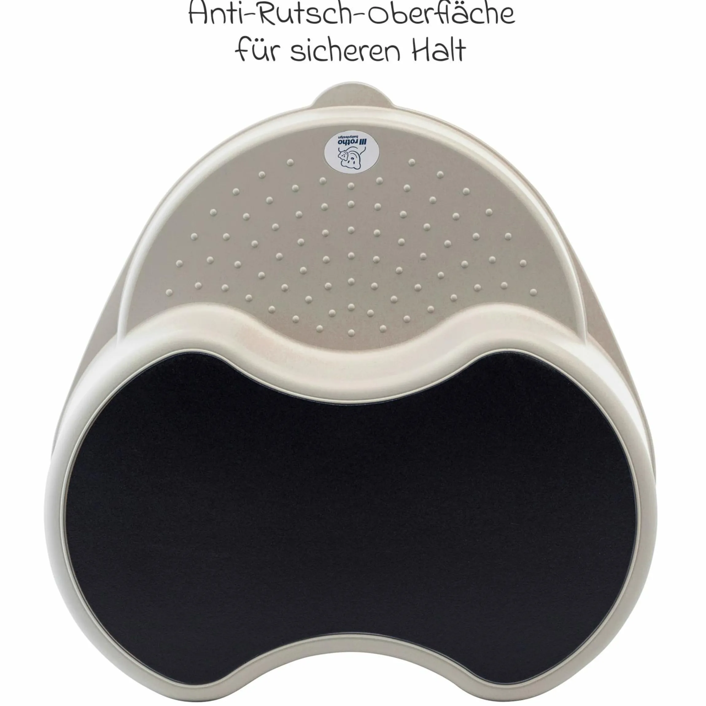 Tritthocker Tilo 2-stufig - Cappuccino