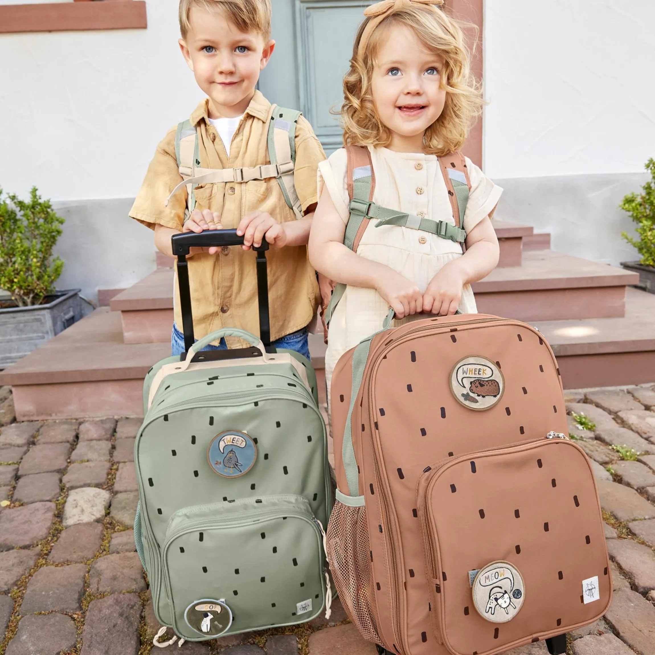 Trolley - Happy Prints - Caramel