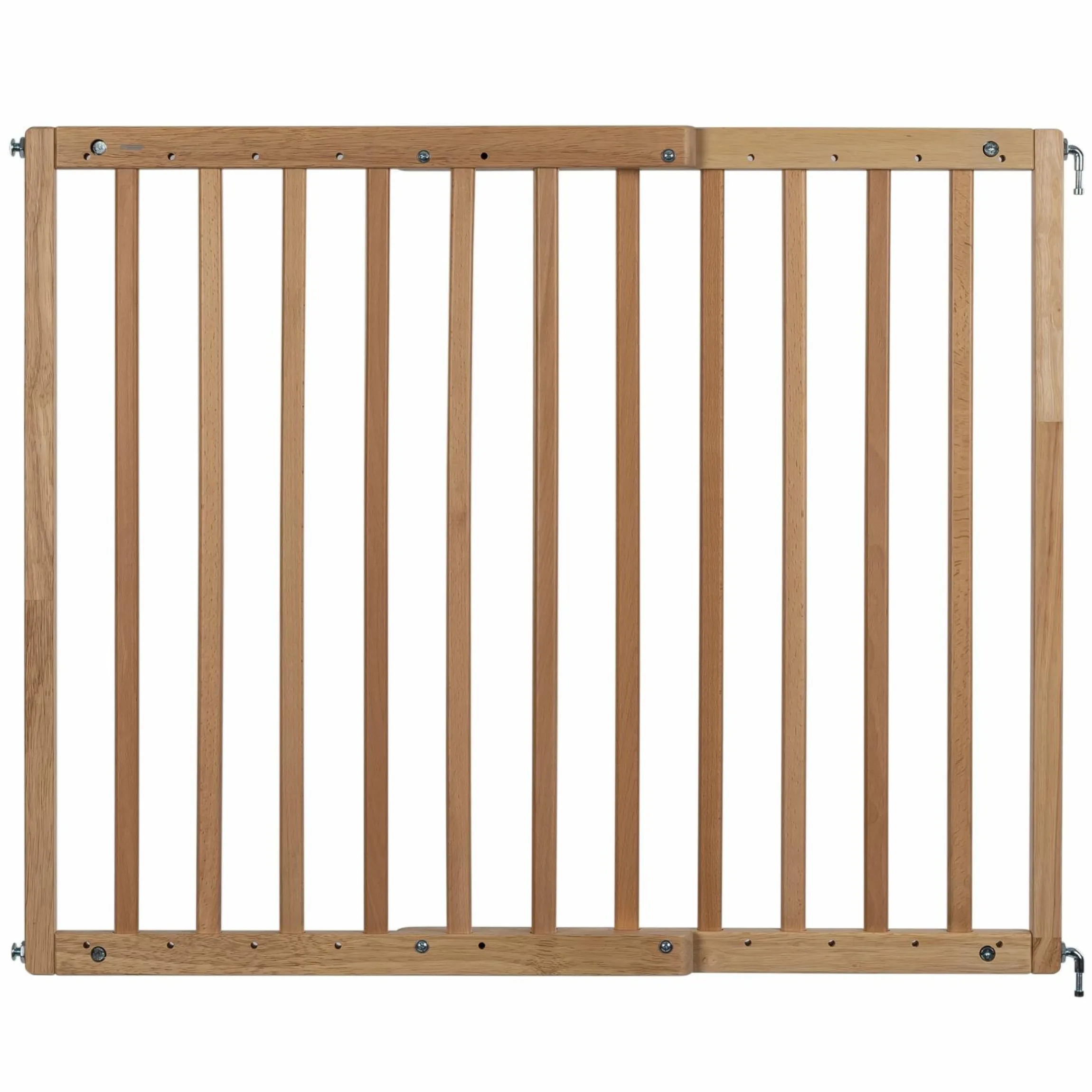 Türschutzgitter / Treppenschutzgitter (63 bis 103,5 cm) zum Schrauben - Natur