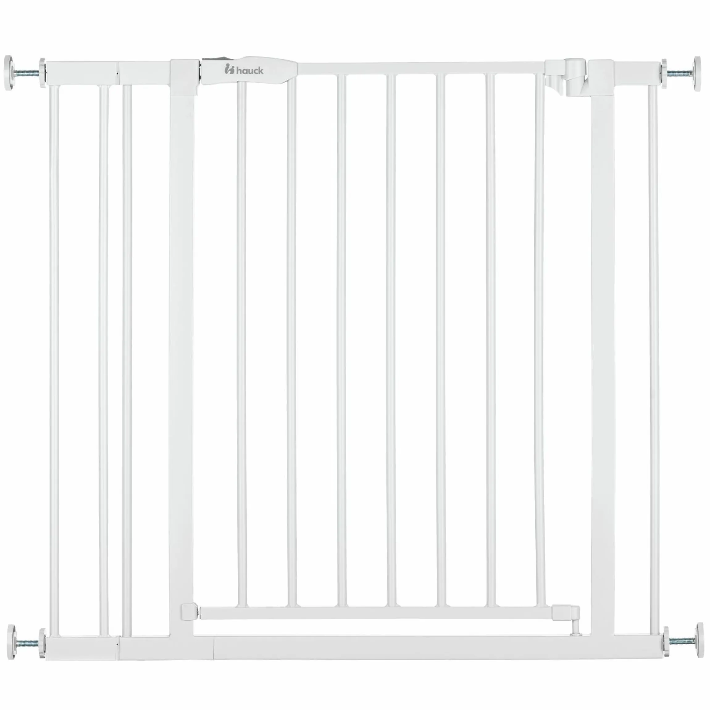 Türschutzgitter / Treppenschutzgitter Open N Stop 2 (75-80 cm) inkl. 9 cm Verlängerung - White