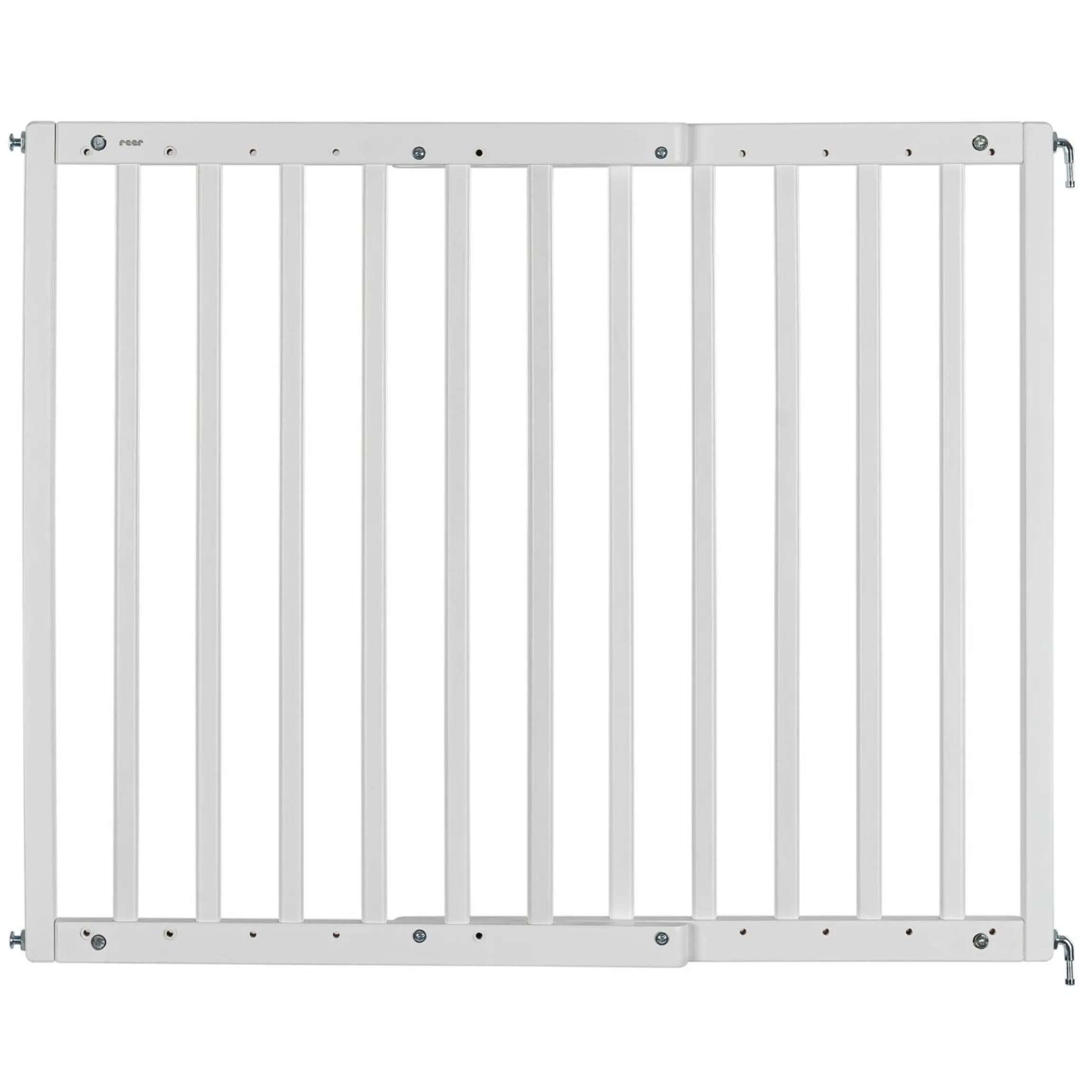 Türschutzgitter / Treppenschutzgitter (63 bis 103,5 cm) zum Schrauben - Weiß