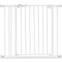 Türschutzgitter / Treppenschutzgitter Clear Step 2 (75-80 cm) inkl. 9 cm Verlängerung - White