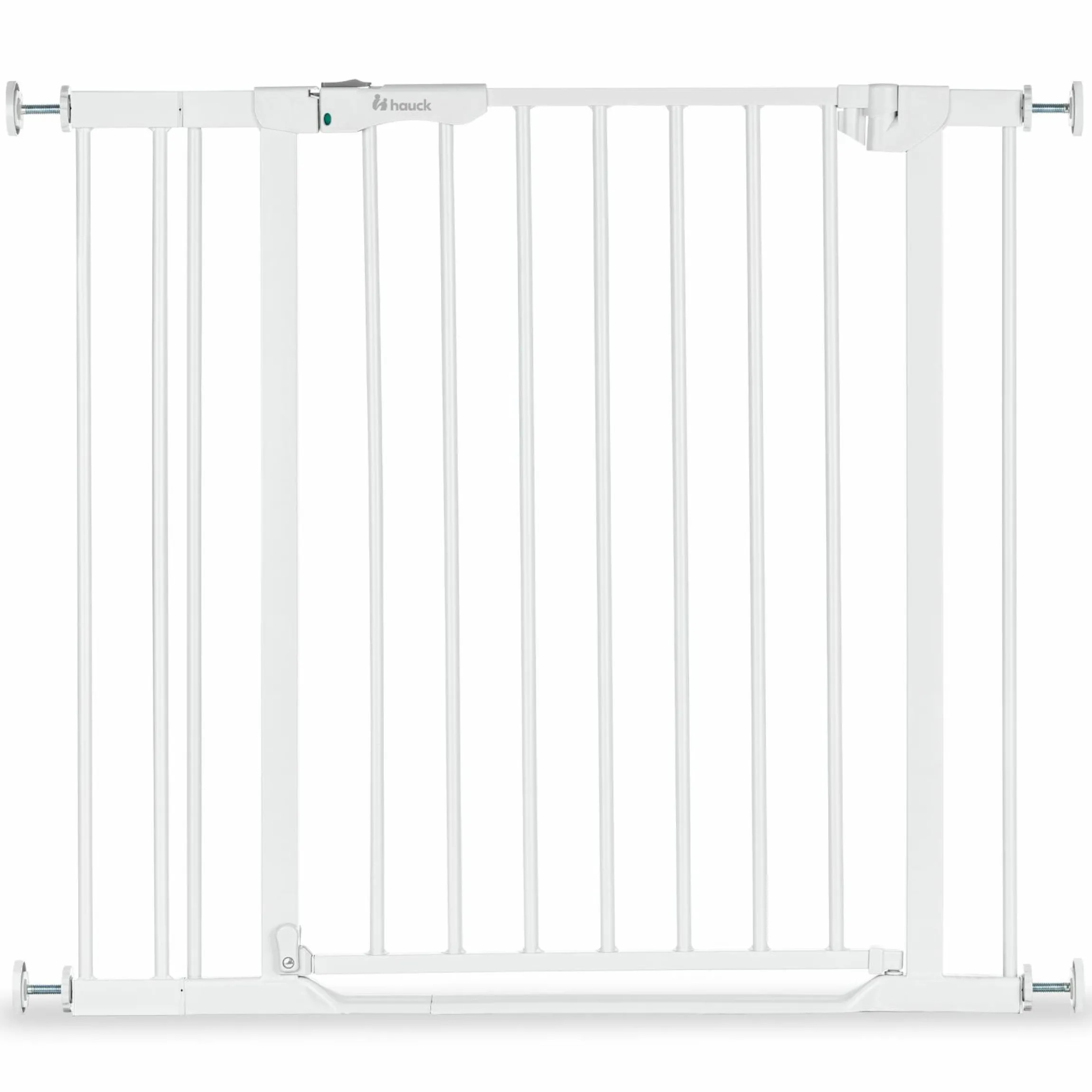 Türschutzgitter / Treppenschutzgitter Clear Step 2 (75-80 cm) inkl. 9 cm Verlängerung - White