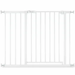 Türschutzgitter / Treppenschutzgitter Open N Stop 2 (75-80 cm) inkl. 21 cm Verlängerung - White