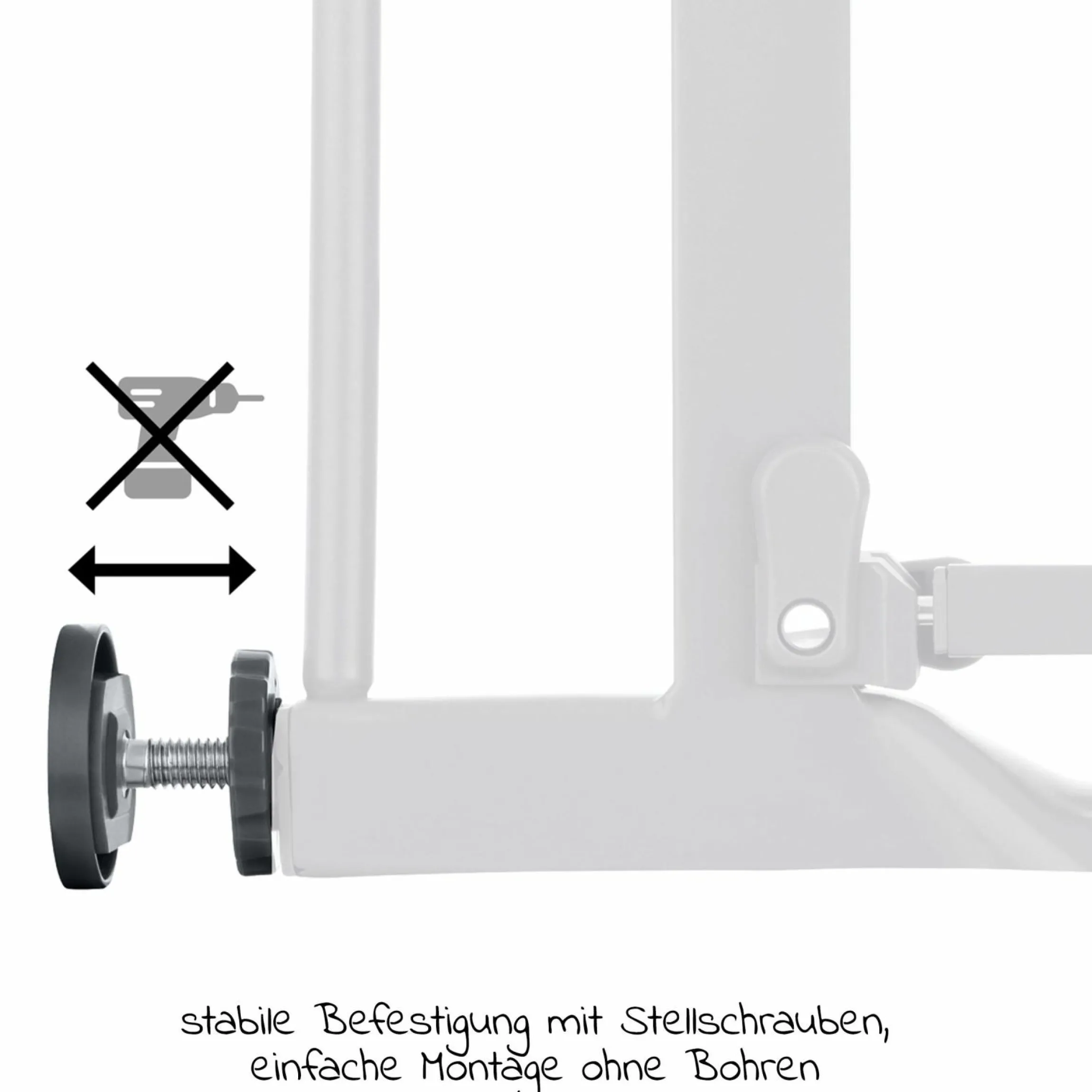 Türschutzgitter Clear Step Autoclose 2 - Dark Grey