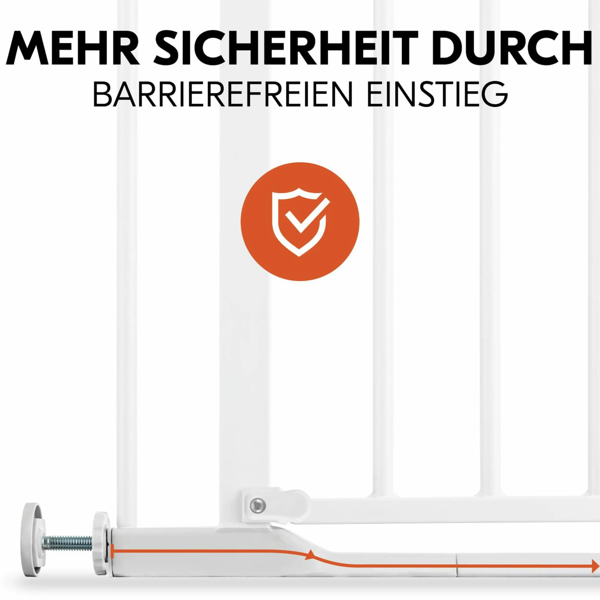 Türschutzgitter Clear Step Autoclose 2 - White