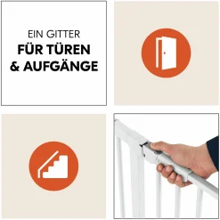 Türschutzgitter Clear Step Autoclose 2 - White