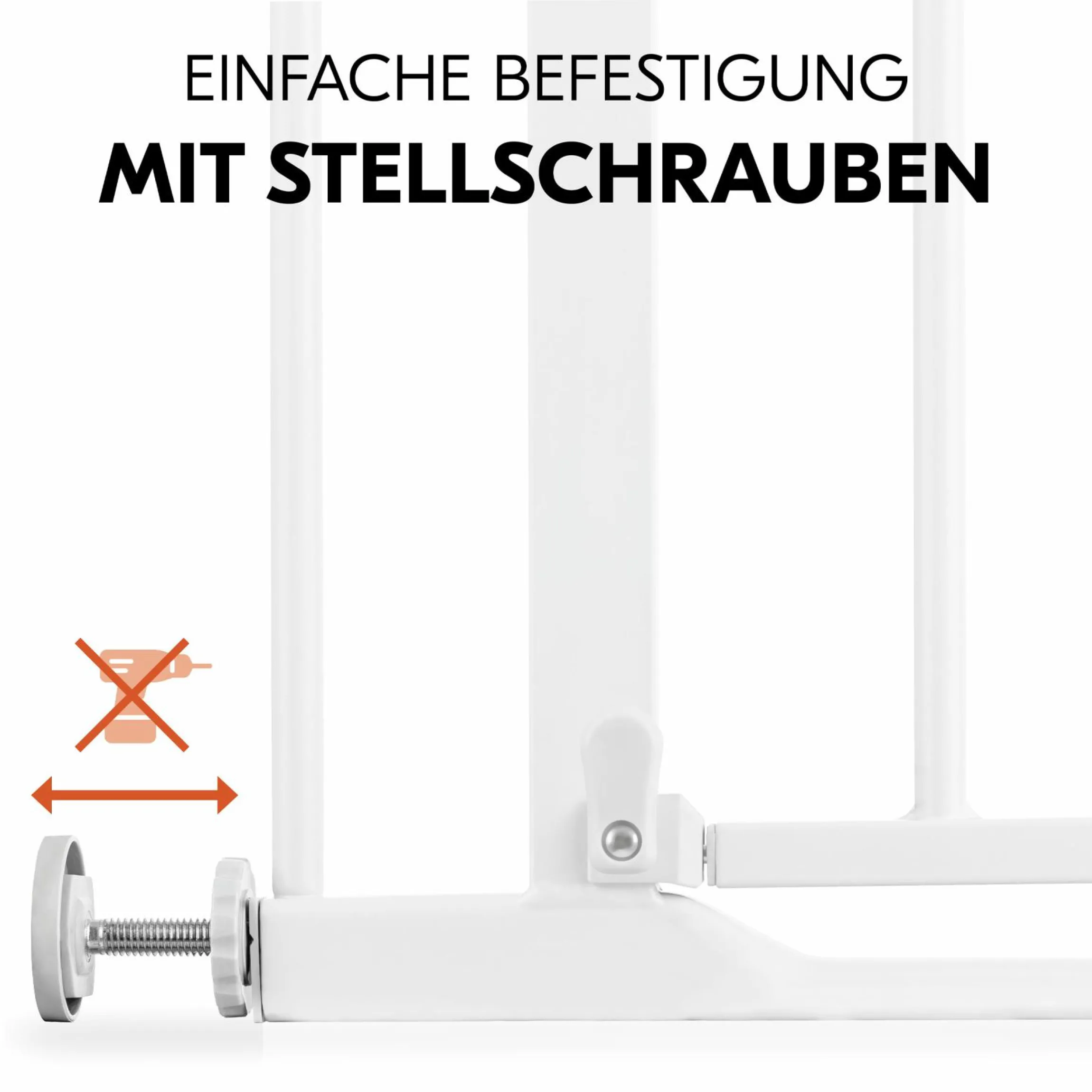Türschutzgitter Clear Step Autoclose 2 - White