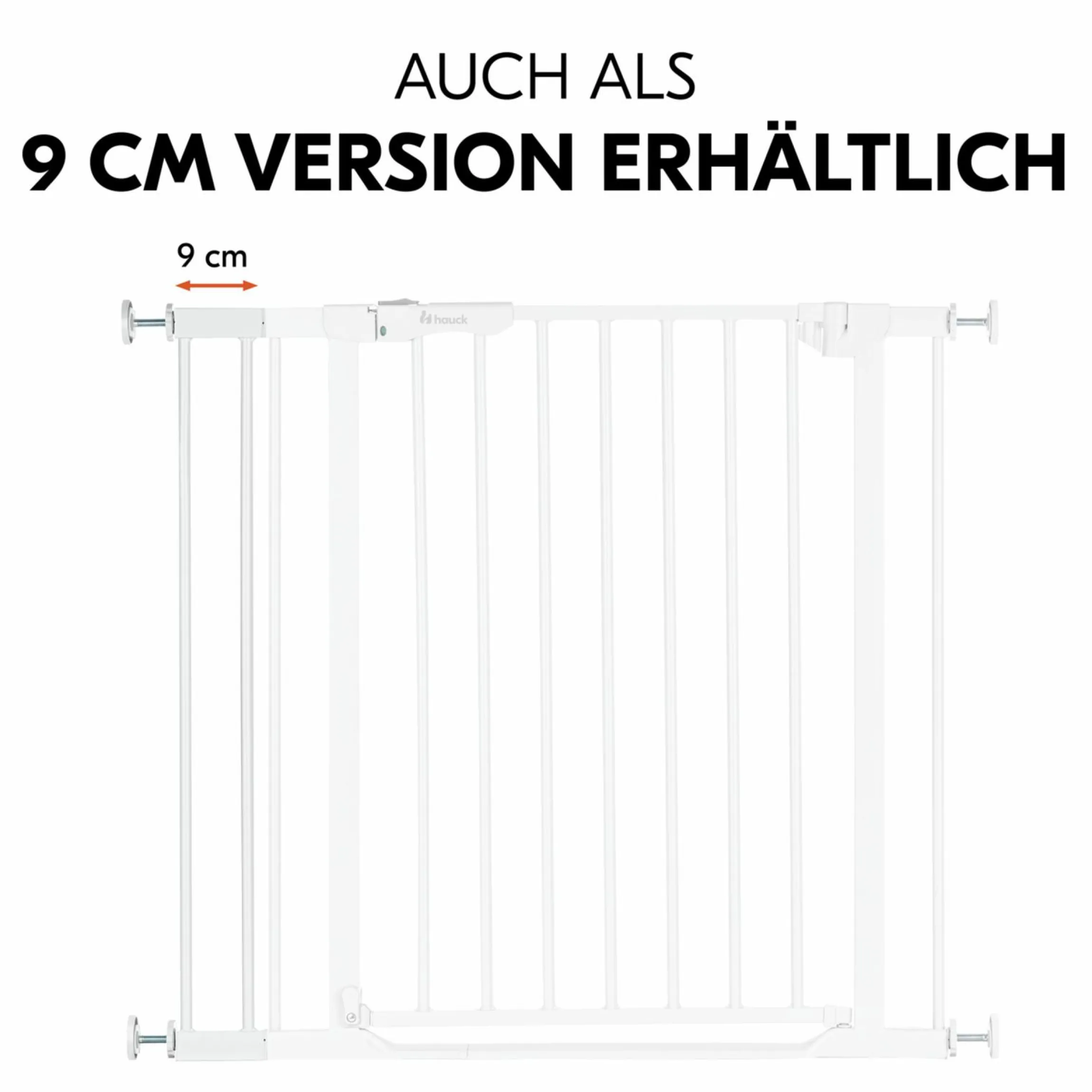 Türschutzgitter Verlängerung Safety Gate Extension 21 cm - passend für Hauck Schutzgitter - White