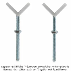 Türschutzgitter Verlängerung Safety Gate Extensions 9 cm - Dark Grey