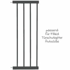 Türschutzgitter-Verlängerung 28 cm passend für Autoclose - Schwarz
