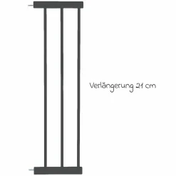Türschutzgitter-Verlängerung 21 cm passend für Autoclose - Schwarz