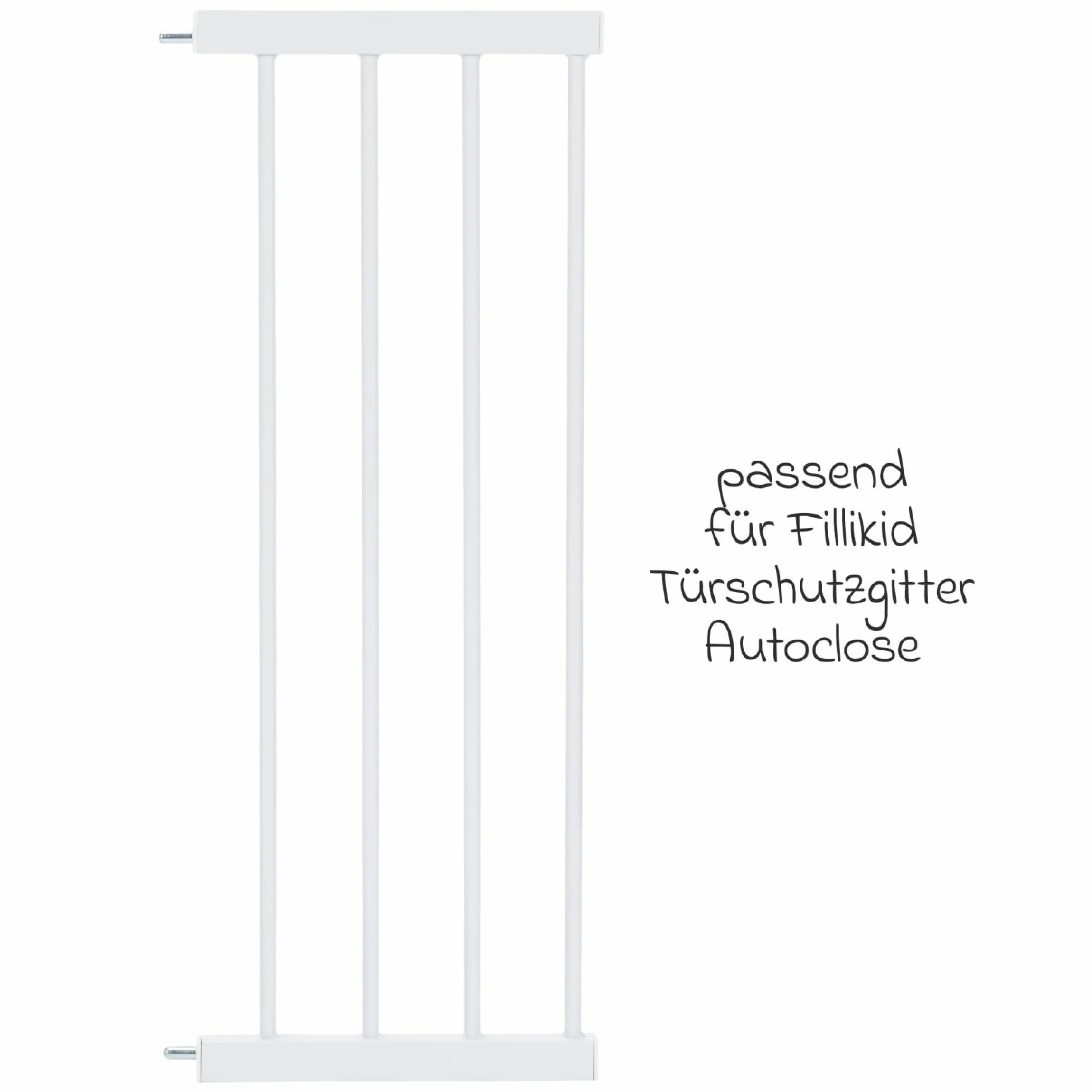 Türschutzgitter-Verlängerung 28 cm passend für Autoclose - Weiß