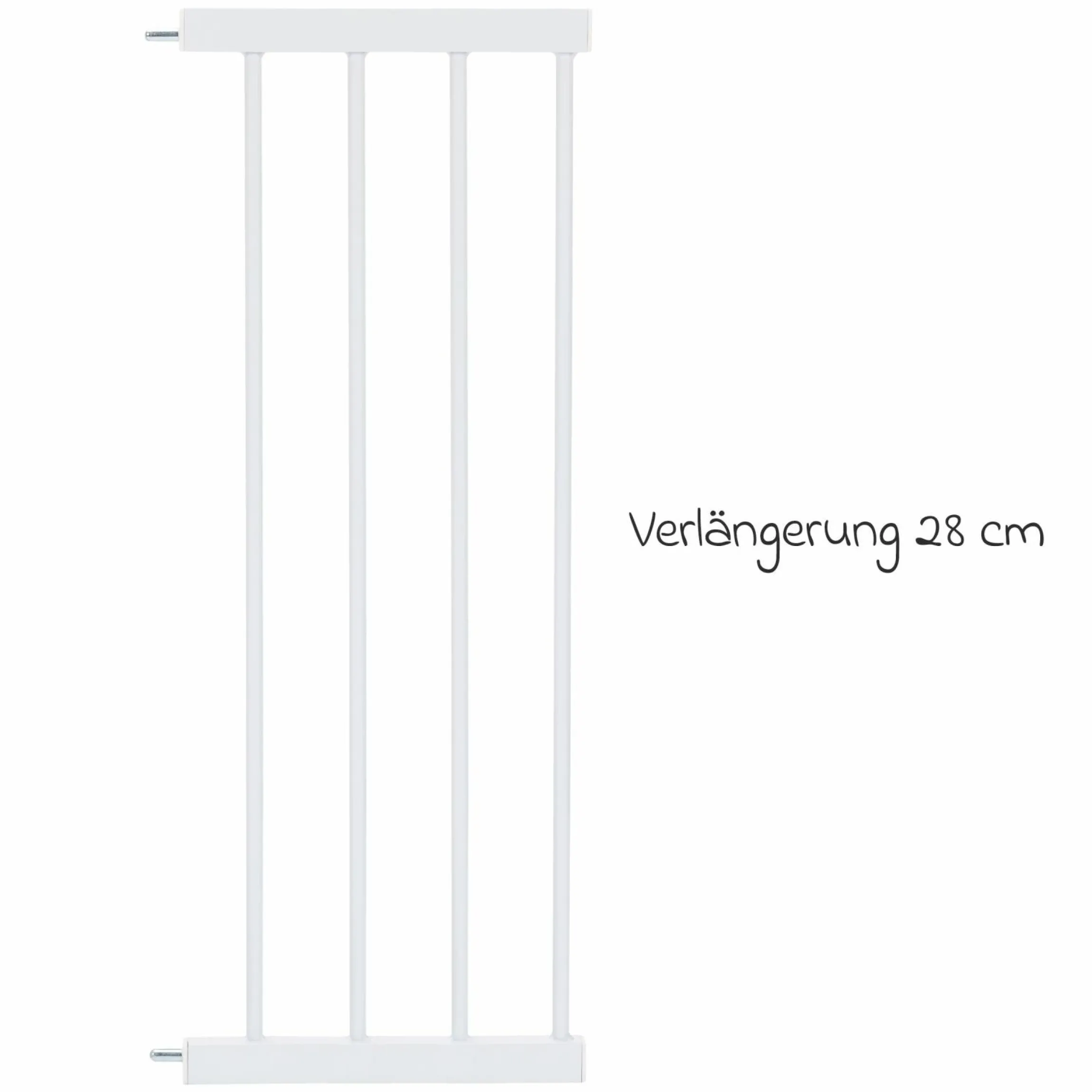 Türschutzgitter-Verlängerung 28 cm passend für Autoclose - Weiß