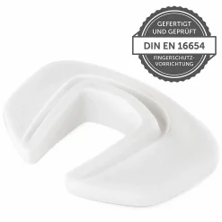 Türstopper und Finger-Klemmschutz 3er Pack - weiß