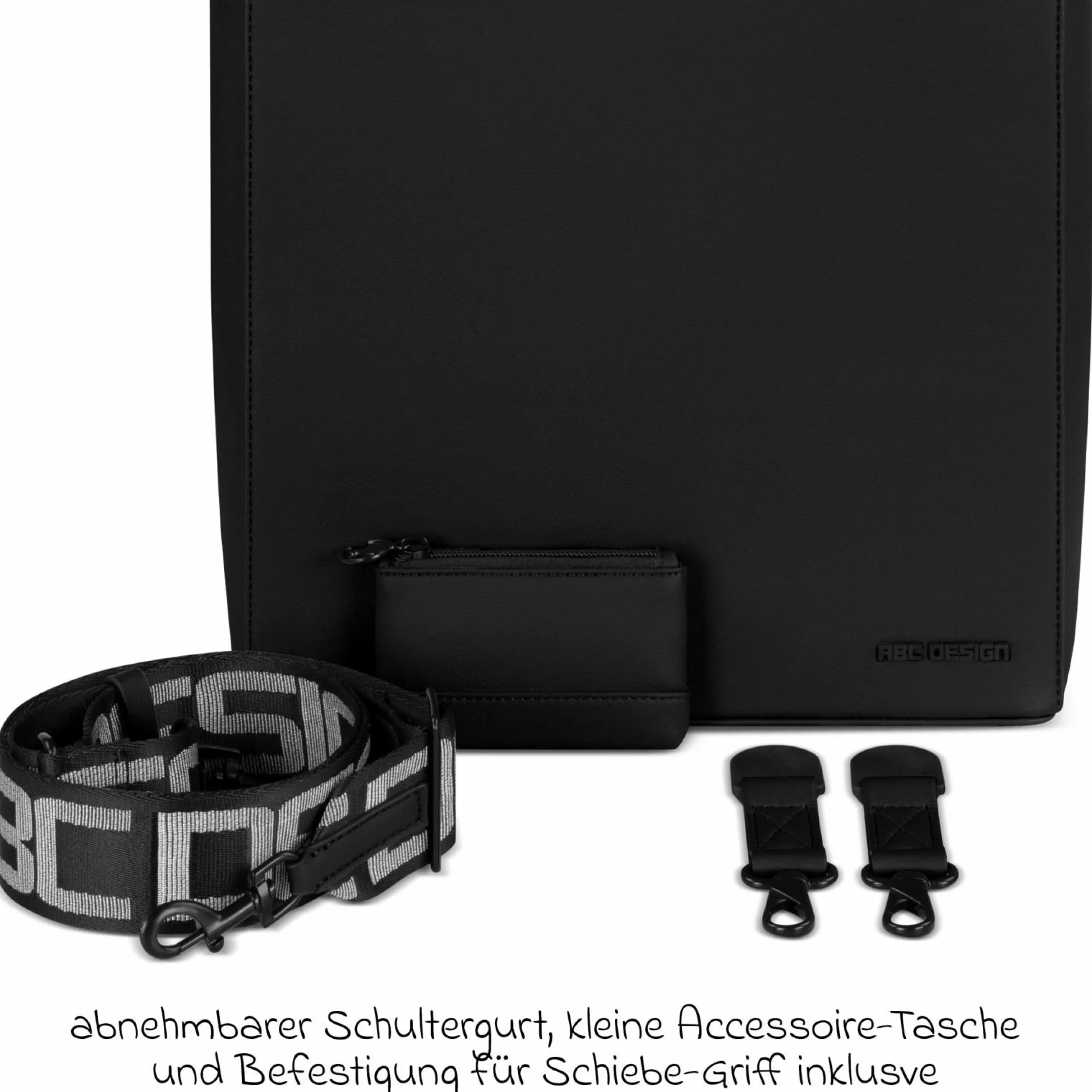 Umhängetasche Tote Bag Daily mit großzügigen Staufächern - Black - Kollektion 2025