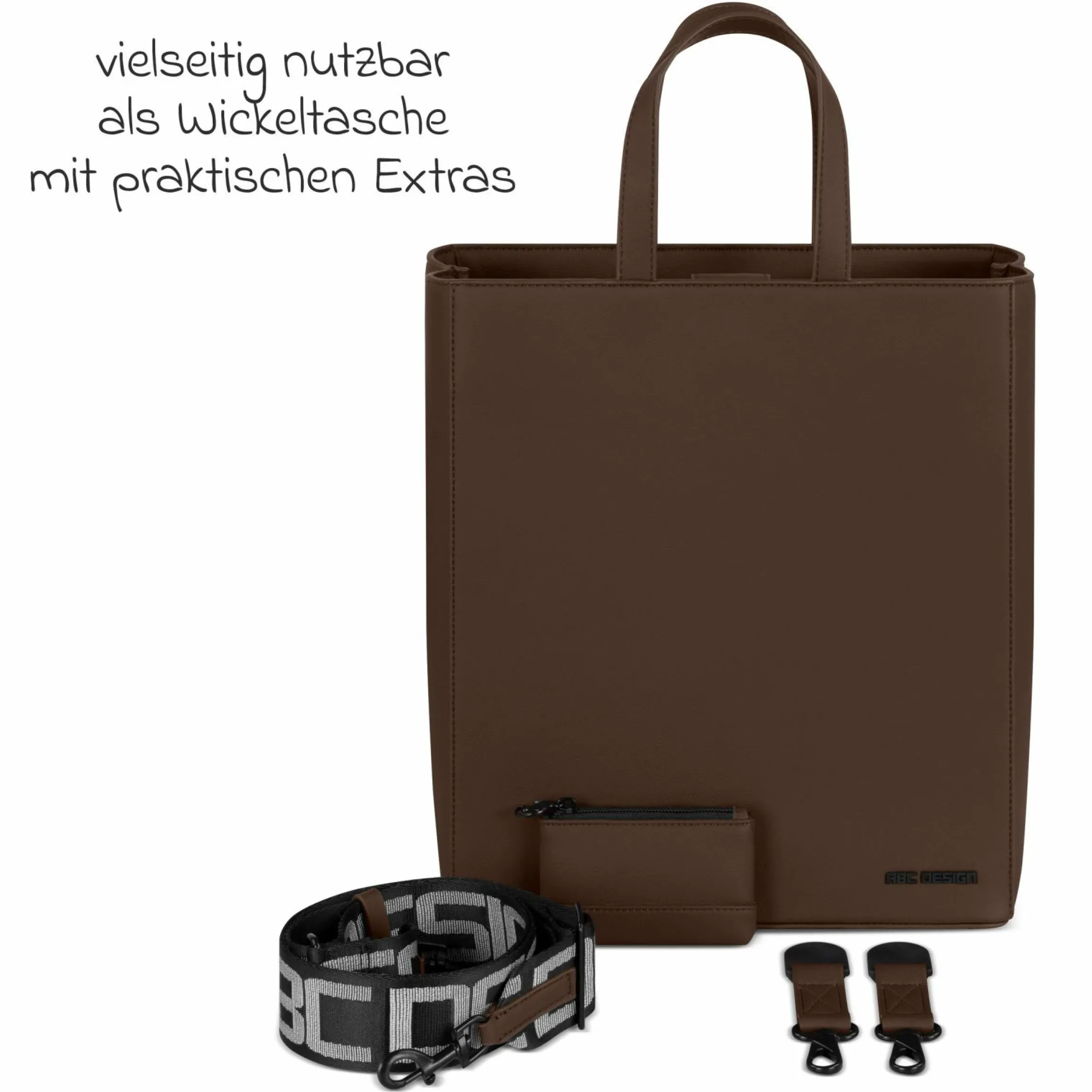 Umhängetasche Tote Bag Daily mit großzügigen Staufächern - Brown - Kollektion 2025