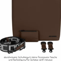 Umhängetasche Tote Bag Daily mit großzügigen Staufächern - Brown - Kollektion 2025