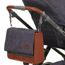 Universal Befestigung für Wickeltaschen - Cloud