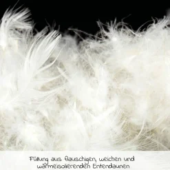 Universal Daunen-Fußsack für Babyschale & Babywanne - Melange Hellgrau